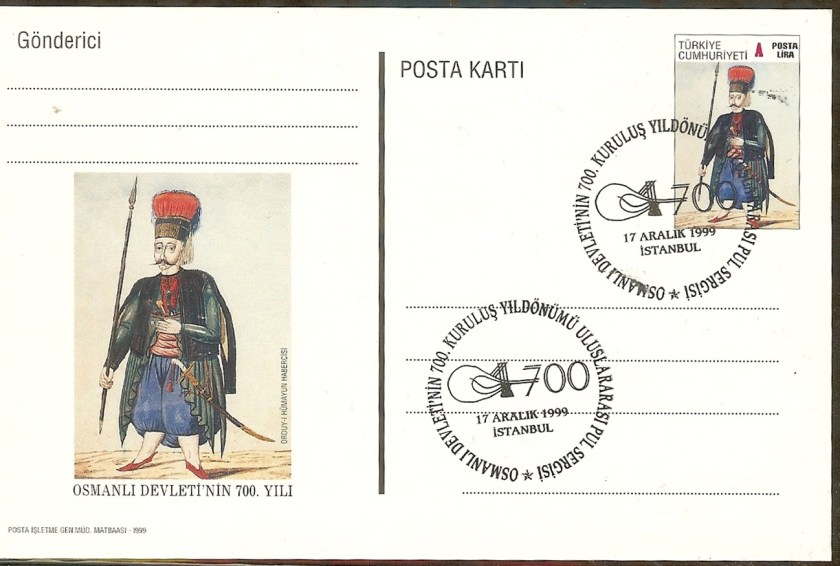 Osmanlının 700. yılı pul sergisi - Kapanış 17 Aralık 1999
