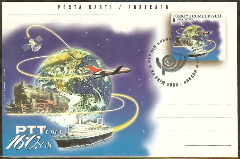 PTTnin 160. yılı antiyeleri - 23 Ekim 2000
