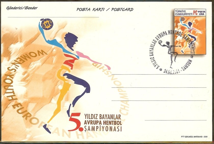 5. Yıldız Avrupa hentbol şampiyonası antiyesi - 24 Ağustos 2001