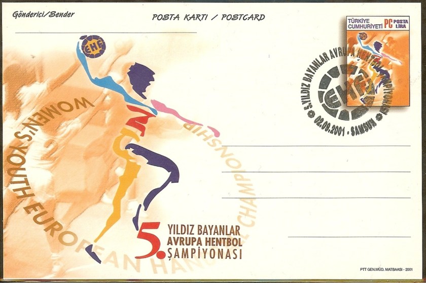 5. Yıldız Avrupa hentbol şampiyonası antiyesi - 2 Eylül 2001