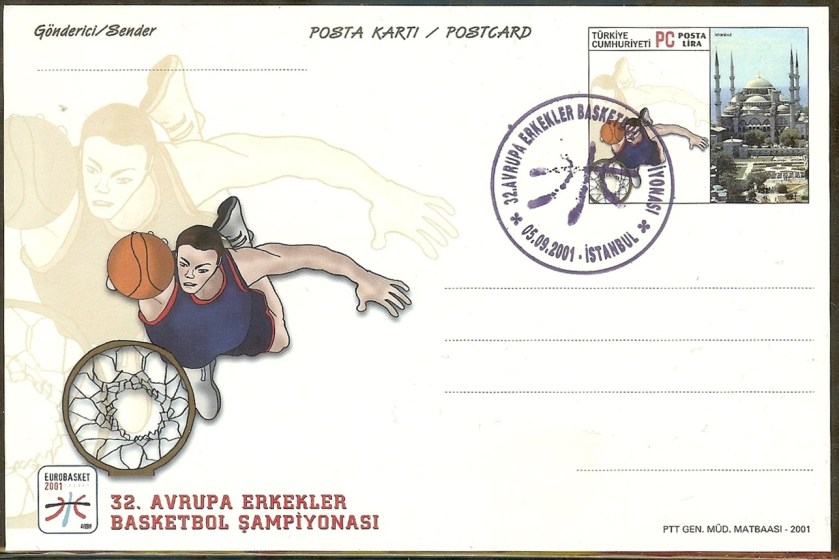 32. Avrupa basketbol Şampiyonası antiyeleri - 05 Eylül 2001