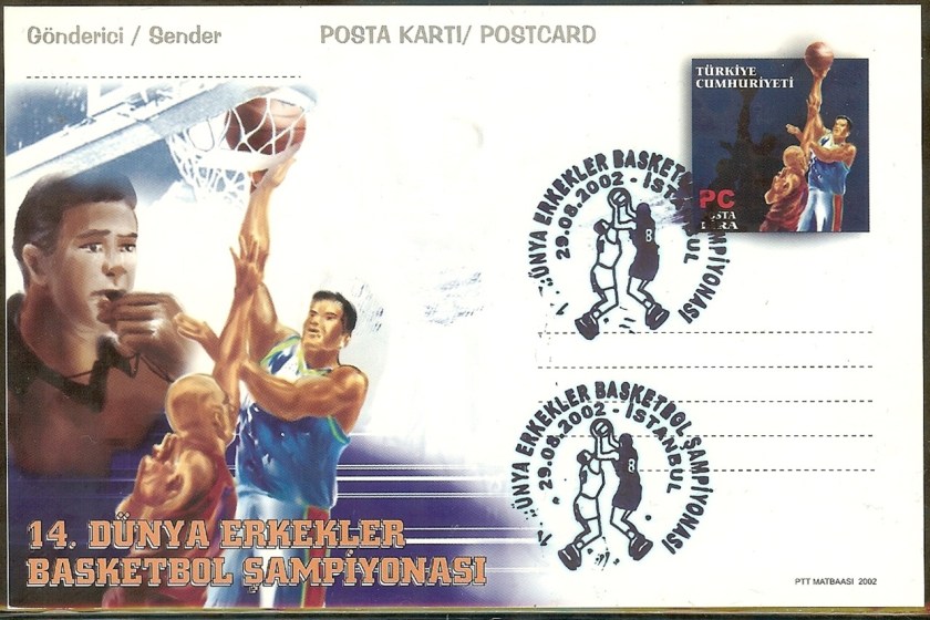 14. Dünya Basketbol şampiyonası antiyesi - 29 Ağustos 2002