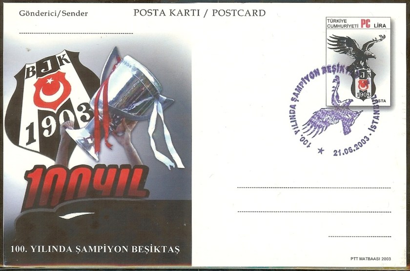 Beşiktaşın 100. yılı antiyeleri - 21 Haziran 2003