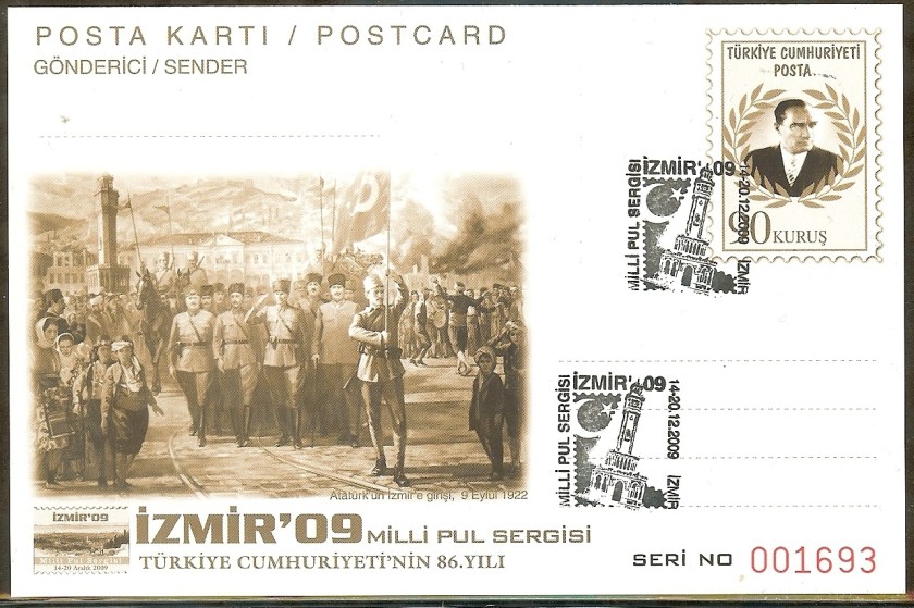 İzmir milli pul sergisi antiyeleri - 14 Aralık 2009