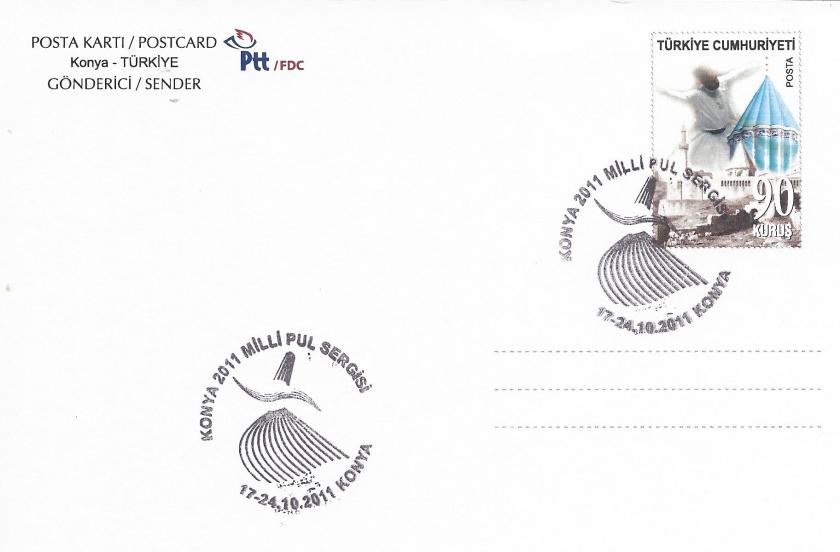Konya milli pul sergisi antiyesi - 17 Ekim 2011