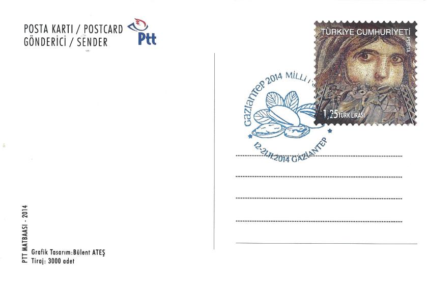 Gaziantep milli pul sergisi antiyesi - 12 Kasım 2014