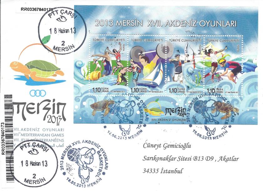 Akdeniz Oyunları Basketbol damgası Mersin