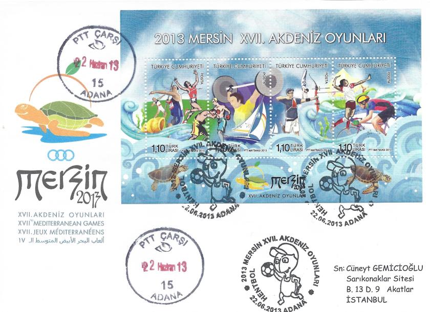 Akdeniz Oyunları Hentbol damgası Adana