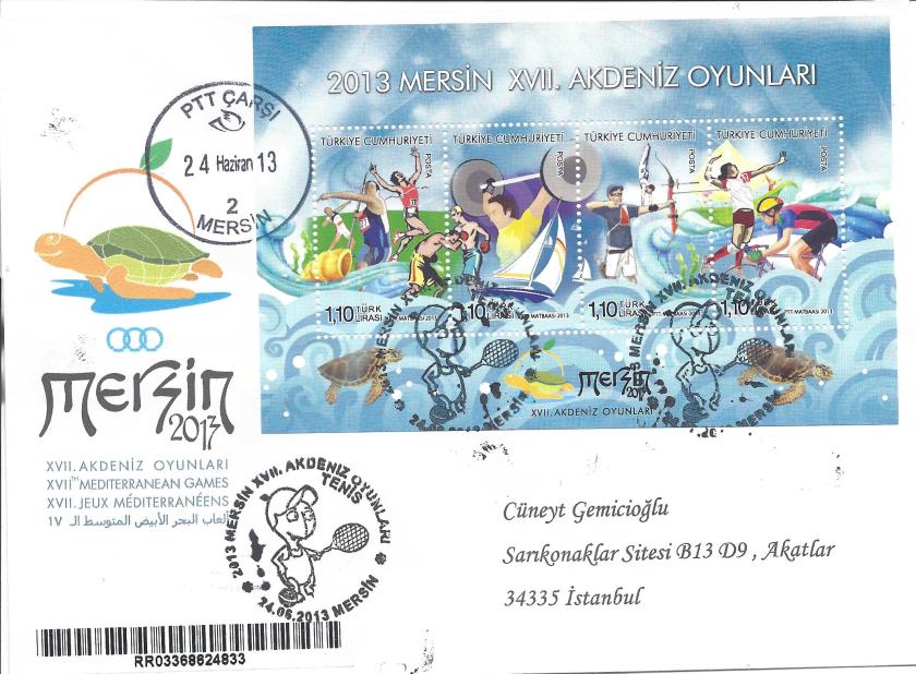 Akdeniz Oyunları Tenis damgası Mersin