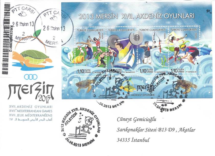 Akdeniz Oyunları Atletizm damgası Mersin