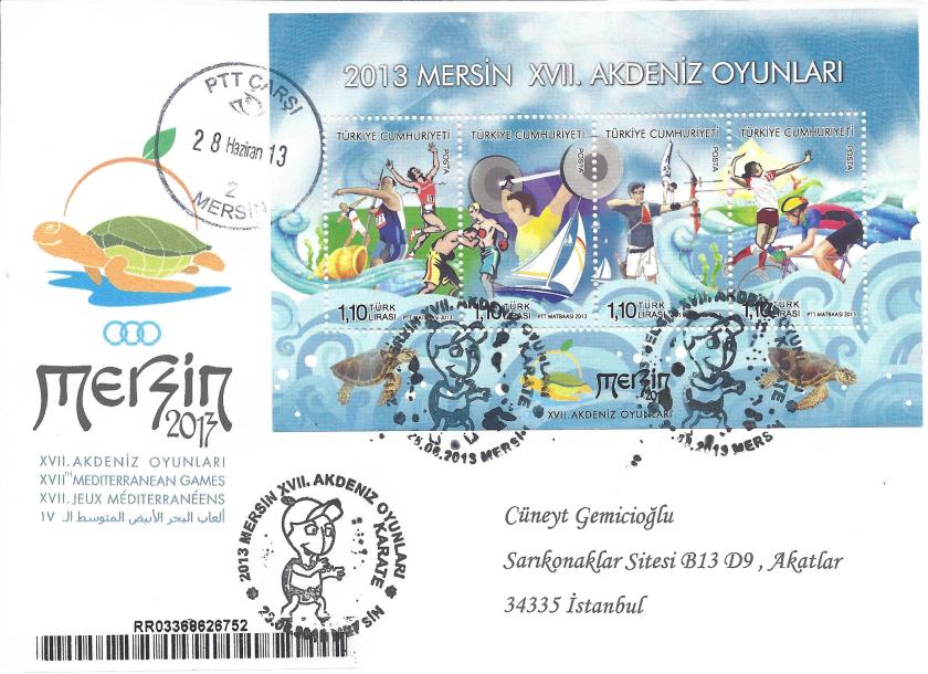 Akdeniz Oyunları Karate damgası Mersin