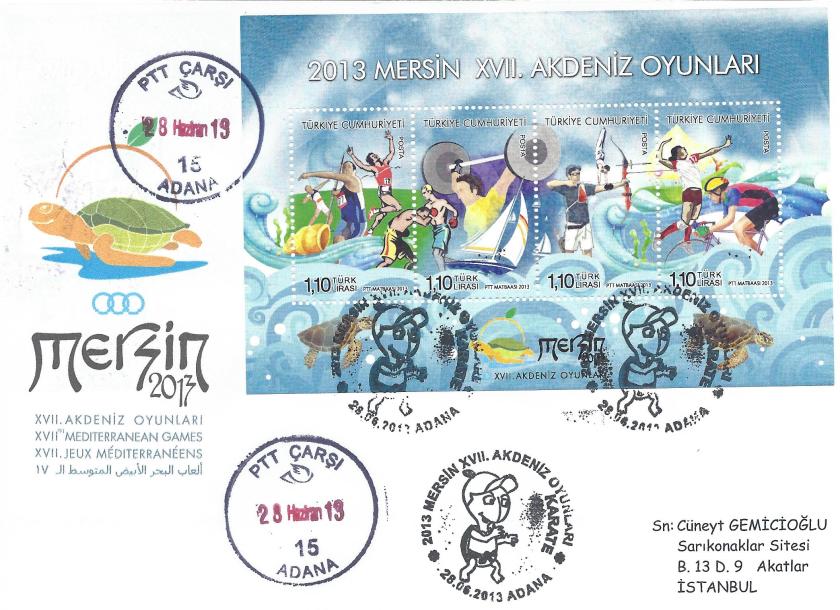 Akdeniz Oyunları Karate damgası Adana