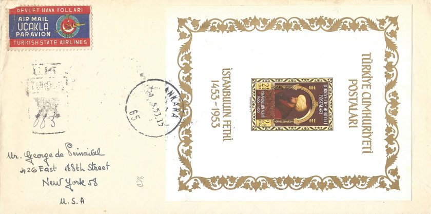 Fatih blok ilk gün zarfı