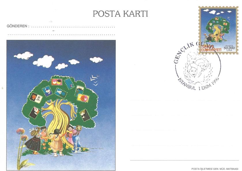 İstanbul '96 sergisi gençlik günü damgası