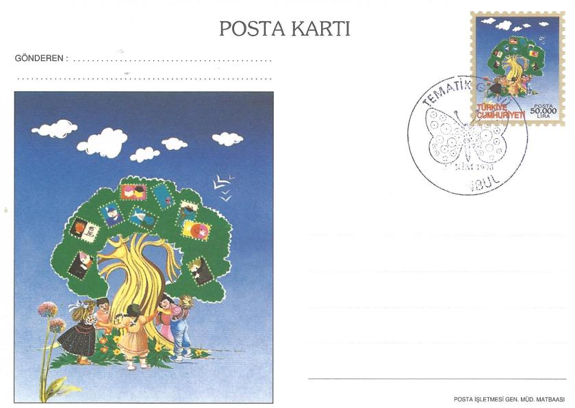 İstanbul '96 sergisi tematik günü damgası