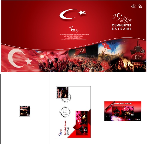 2016 Cumhuriyet Bayramı pul portföyü