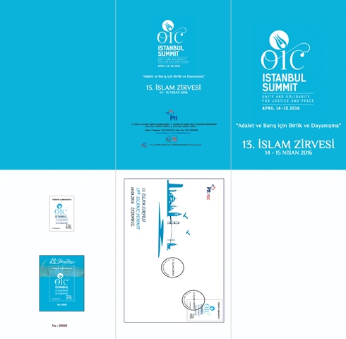 2016 İslami Zirvesi pul portföyü
