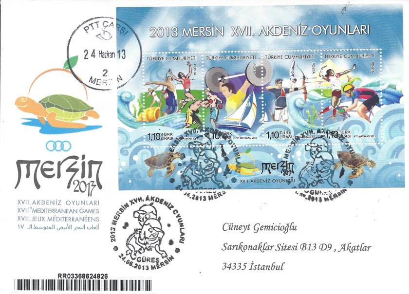 Akdeniz Oyunları Güreş damgası Adana