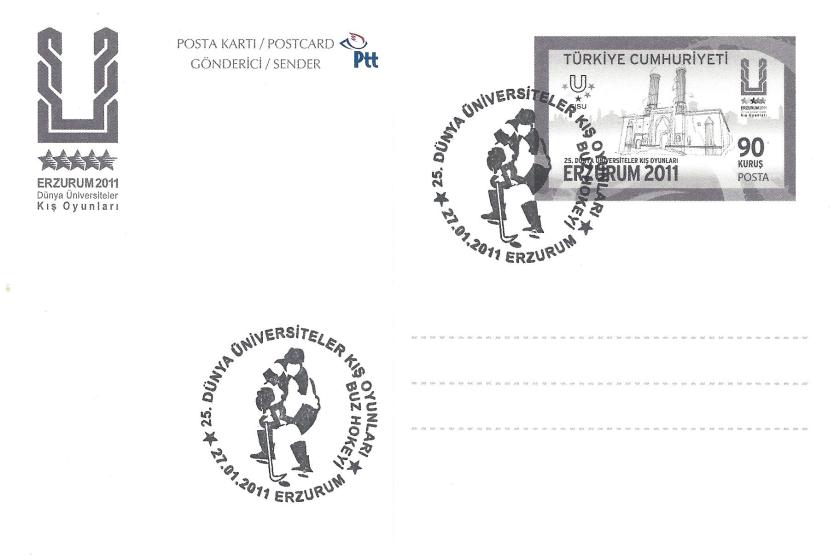 2011 Erzurum oyunları buz hokeyi damgası