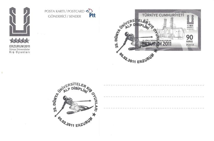 2011 Erzurum oyunları alp disiplini damgası