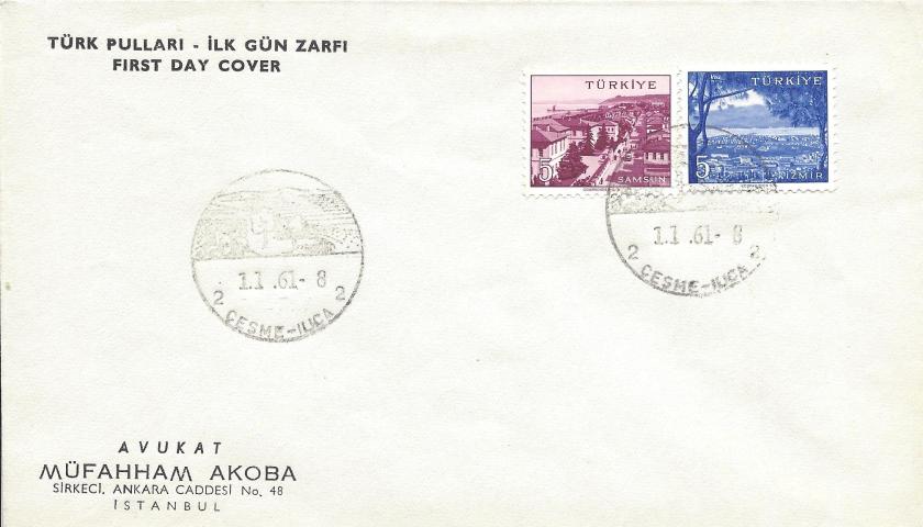 Çeşme - Ilıca turistik damga - 1961