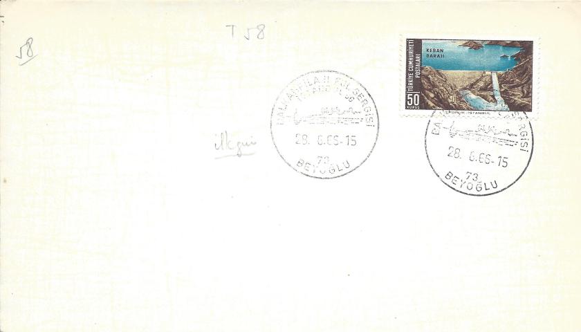 Balkanfila II. pul sergisi resimli damga - 1966