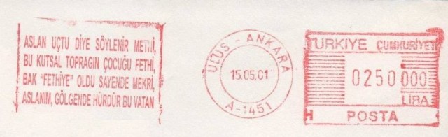 Hayatını kaybeden pilotumuz Fethi Bey için Osmanlı döneminde yazılan şiir ile flam uygulaması